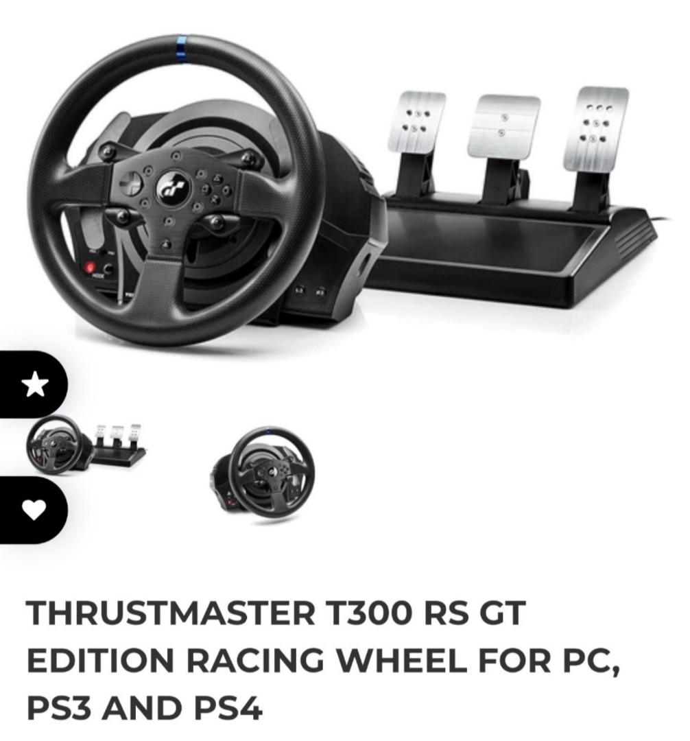 Thrustmaster T300 RS GT Racing Wheel for PS4 and PC - Black