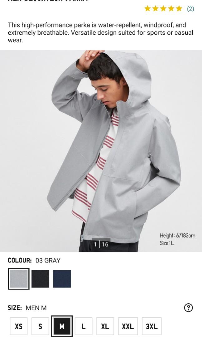 Men clearance blocktech parka