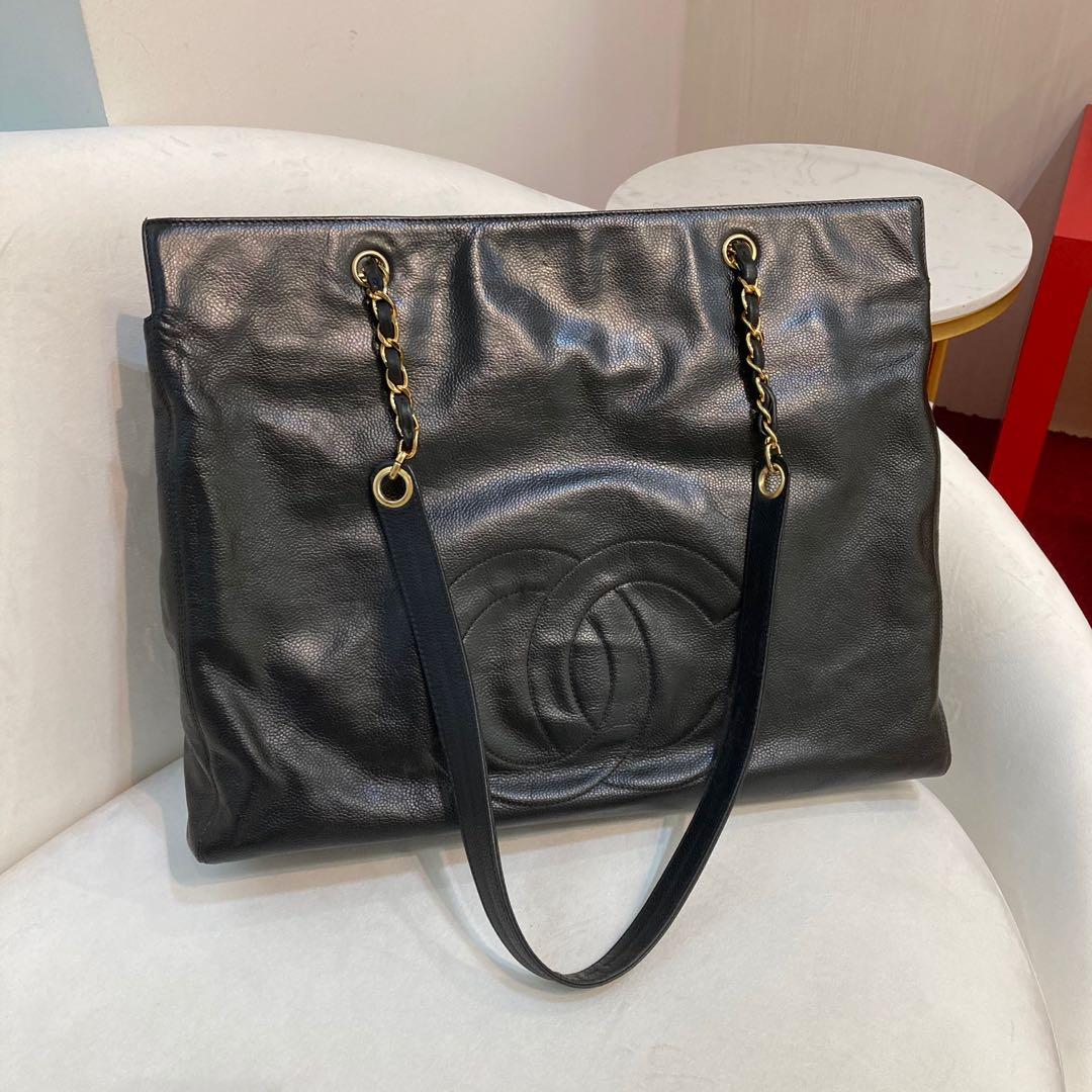 Vintage Chanel Tote Bag, Luxury, Bags & Wallets on Carousell