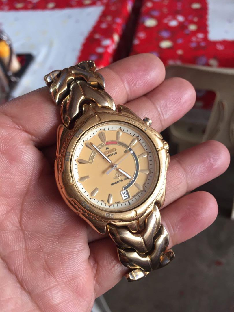 Vintage seiko sales kinetic watches