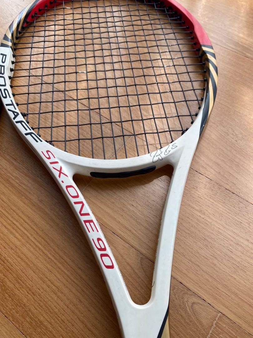 Wilson Pro Staff six one 90 tennis racquet, Sports Equipment