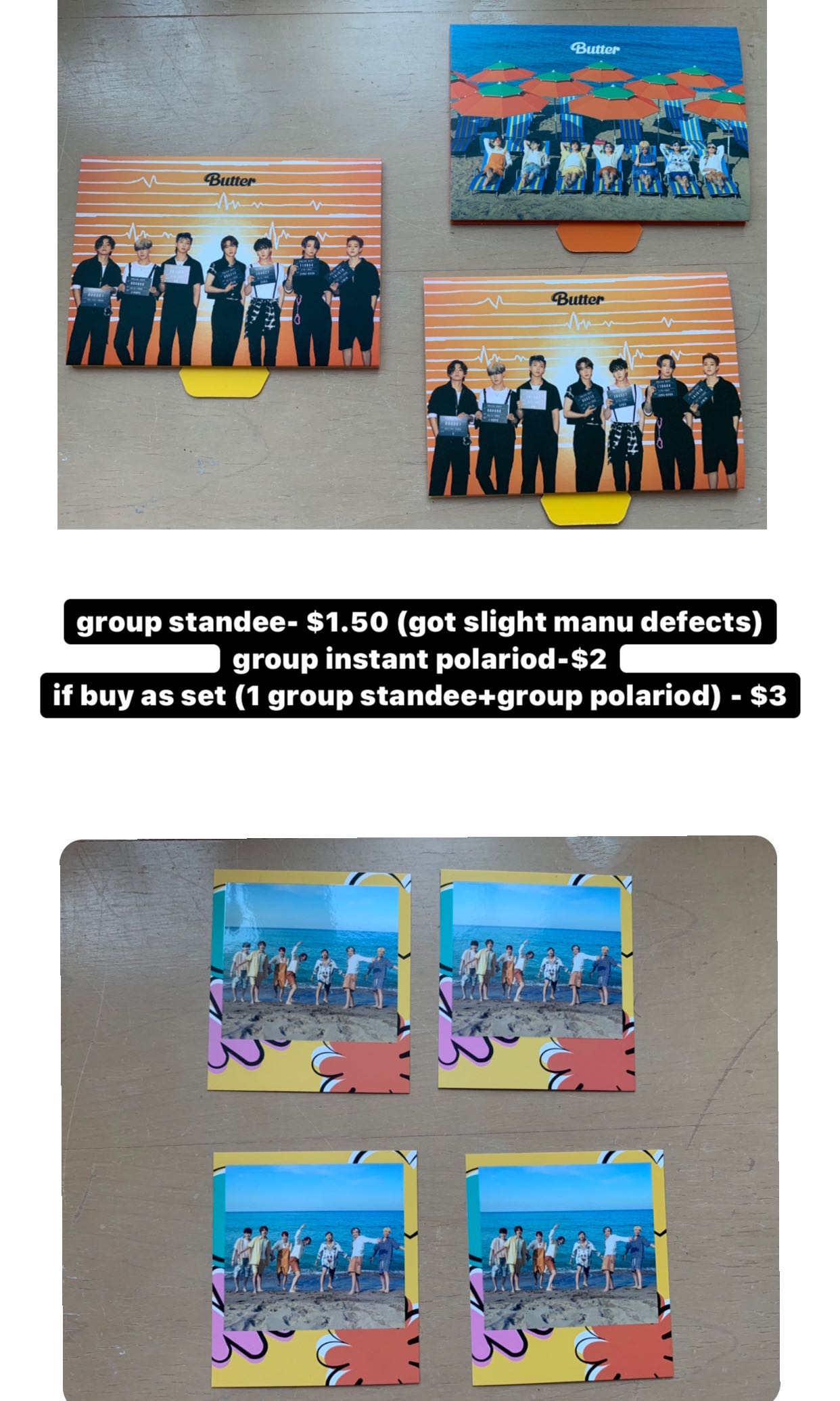 wts bts butter inclusions, Hobbies & Toys, Memorabilia & Collectibles