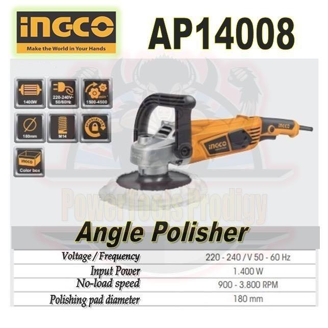 [NEW] INGCO CAR POLISHER / ANGLE POLISHER / AP14008 POLISHER ...