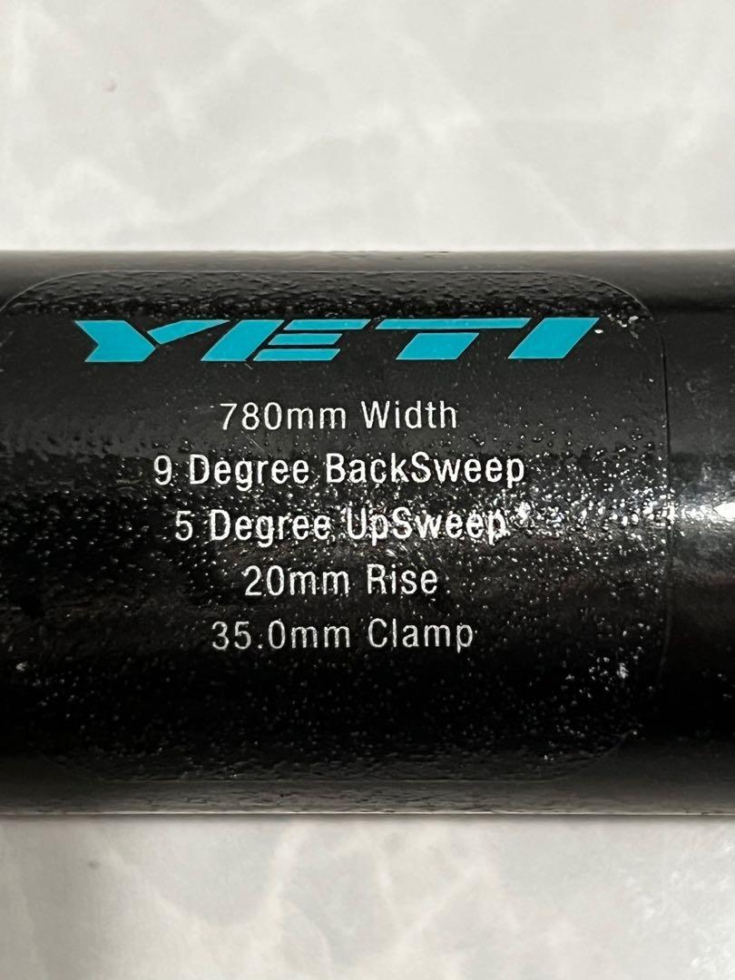Yeti Turq Carbon 35mm Handlebar 780mm Sports Equipment Bicycles