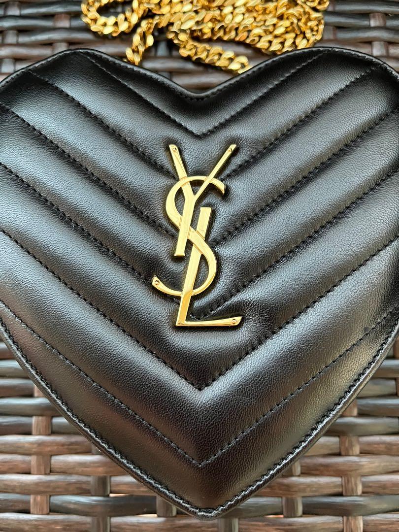 YSL LE heart chain bag