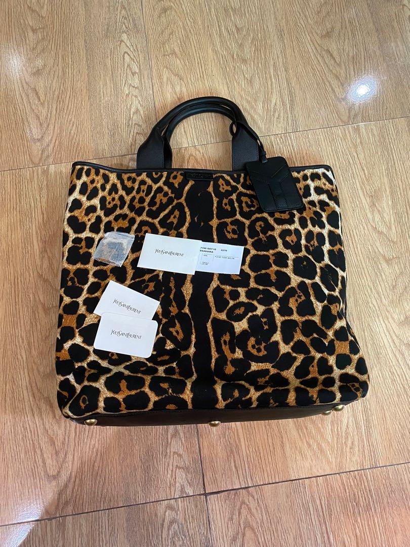 Ysl leopard 2025 tote