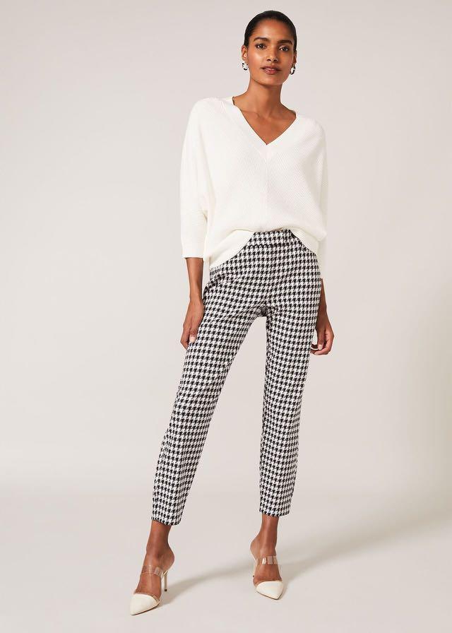 ZARA Basic Checkered Pants Trousers