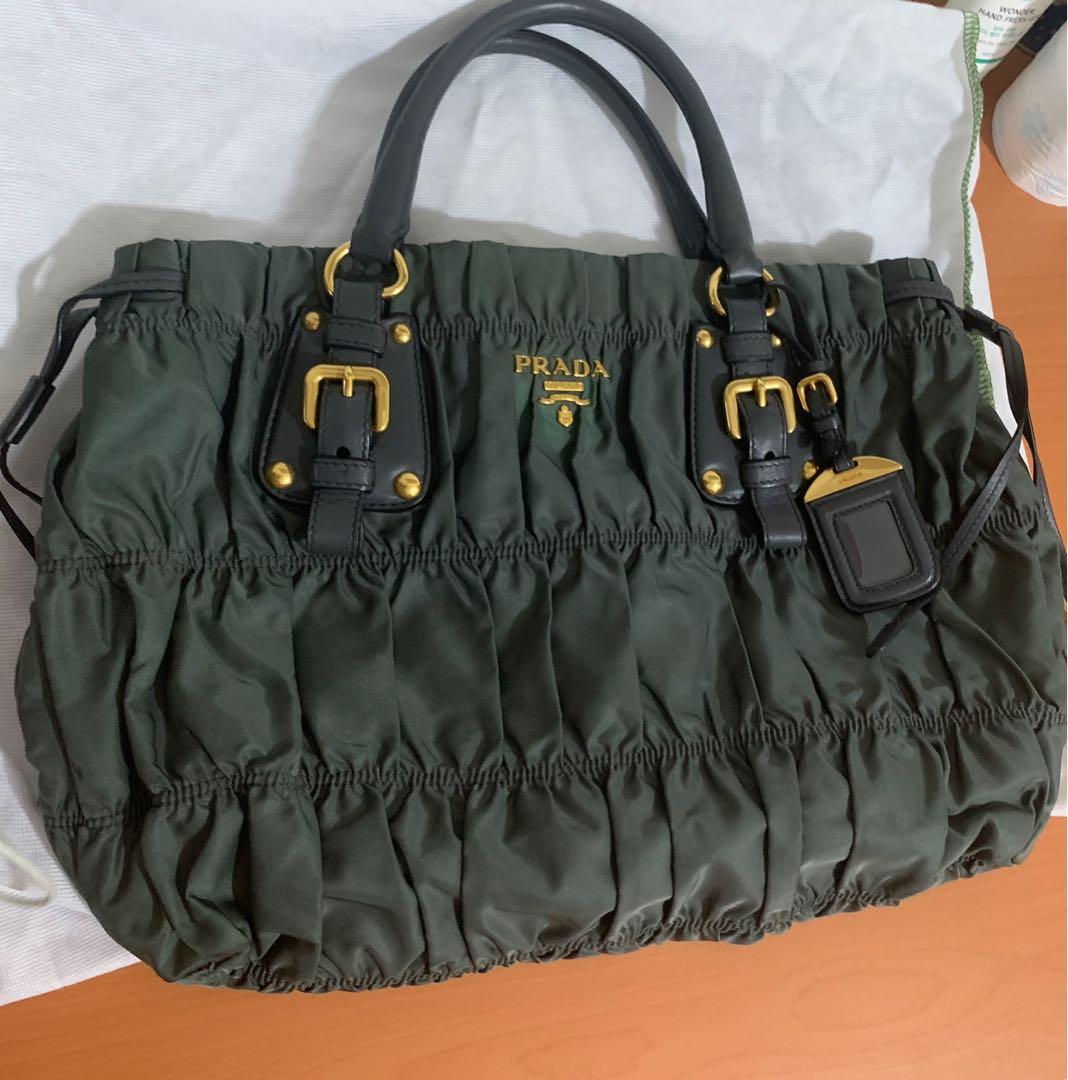 Prada 2 Way Nylon Tote Bag, Luxury, Bags & Wallets on Carousell