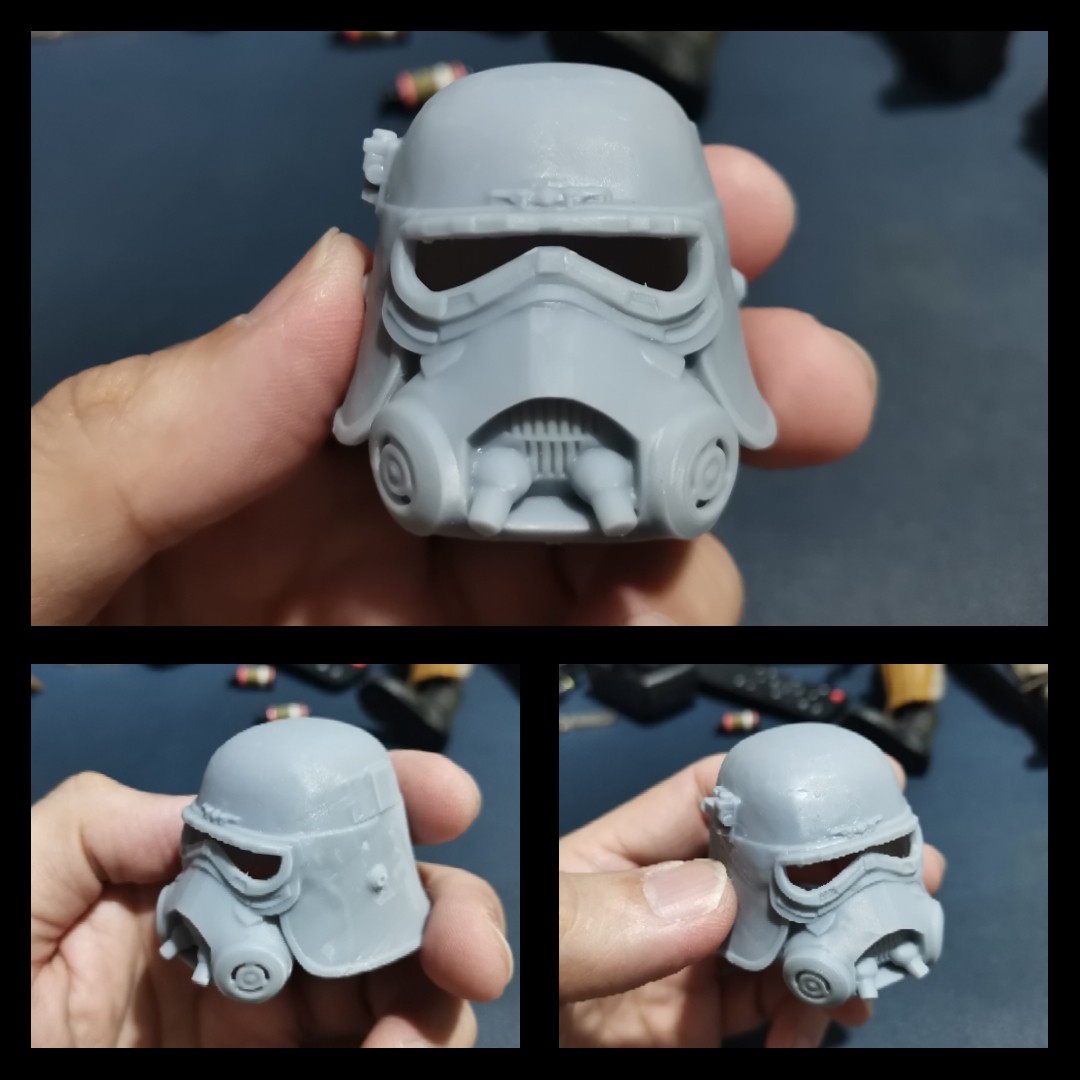 3d Printed 1/6 Scale Mudtrooper helmet, Hobbies & Toys, Toys & Games on ...