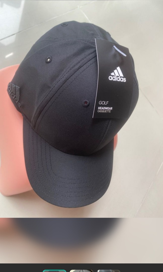 Adidas Black Cap, Men's Fashion 