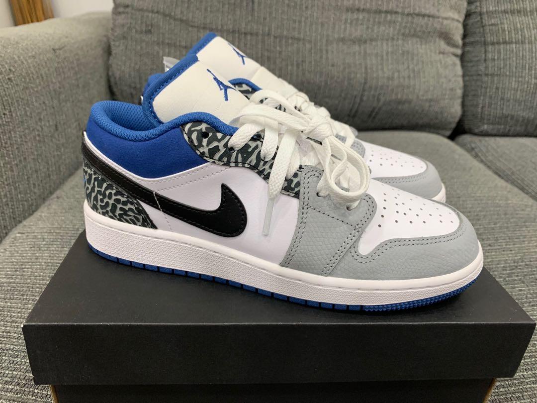 Air Jordan 1 Low GS True Blue