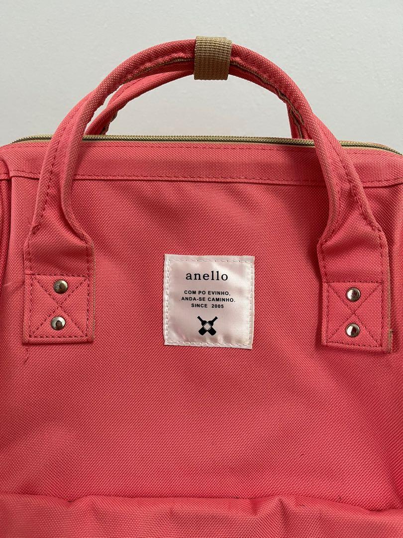 Anello Coral Pink Backpack (Authentic Japan), Women's Fashion, Bags
