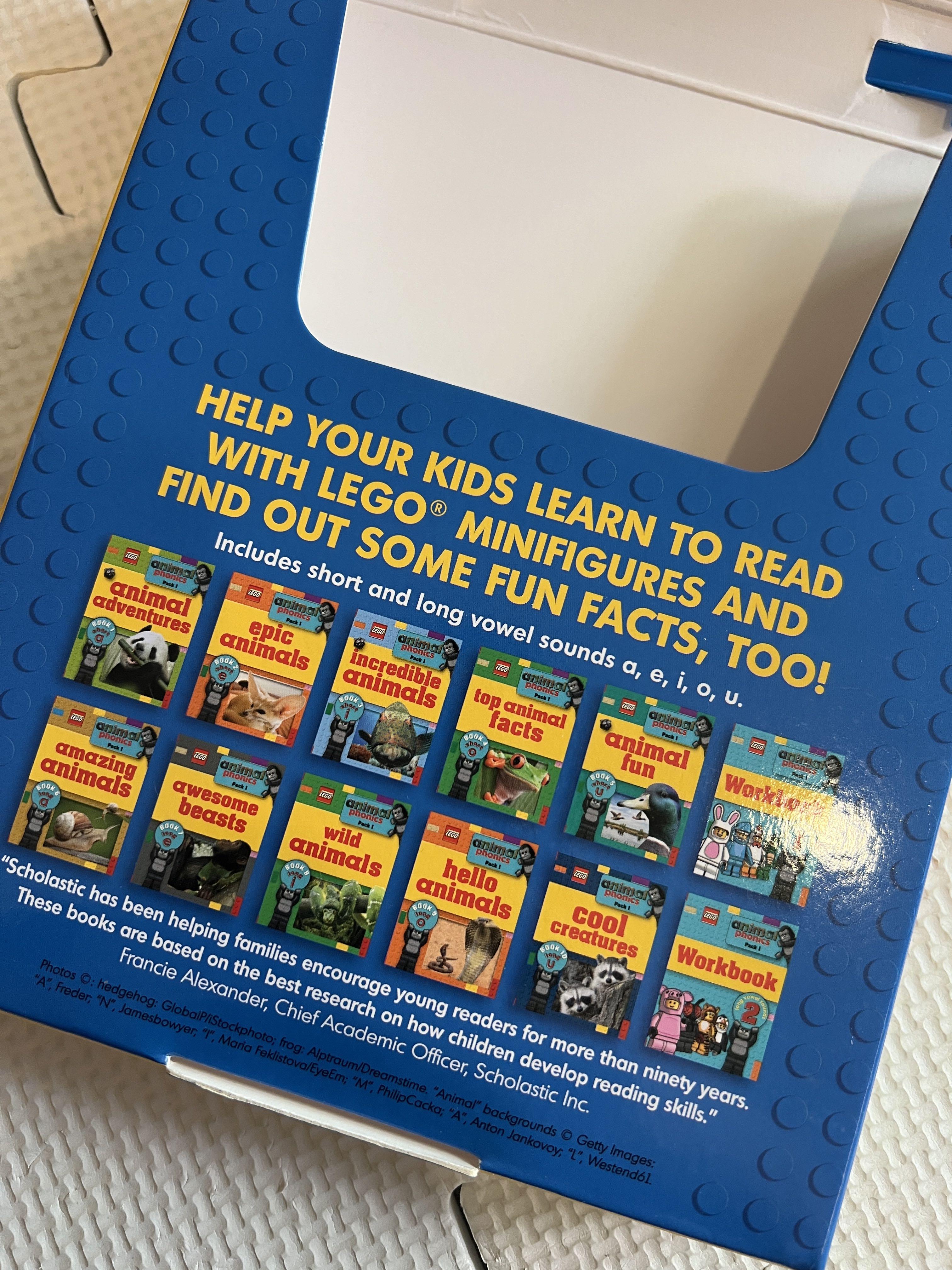 Lego animal phonics book set clearance