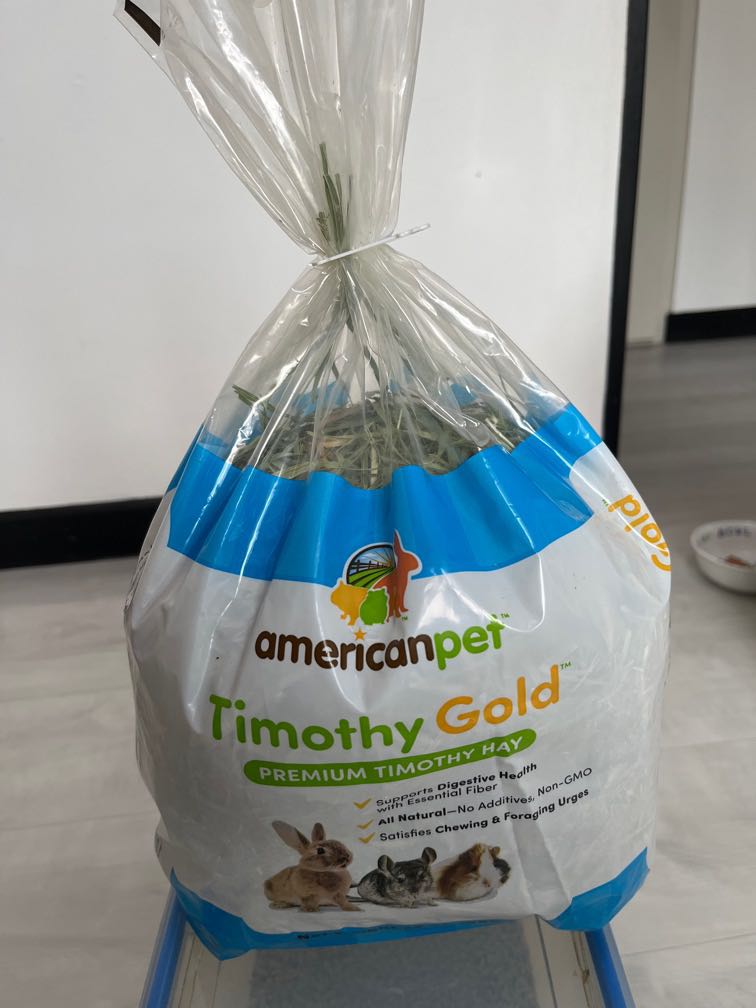 Apd Rabbit Hay Apd Timothy gold hay, Pet Supplies, Pet Food on Carousell