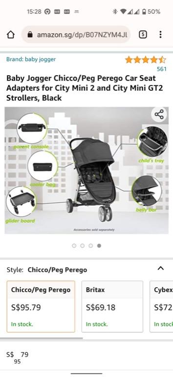 City mini gt store peg perego adapter