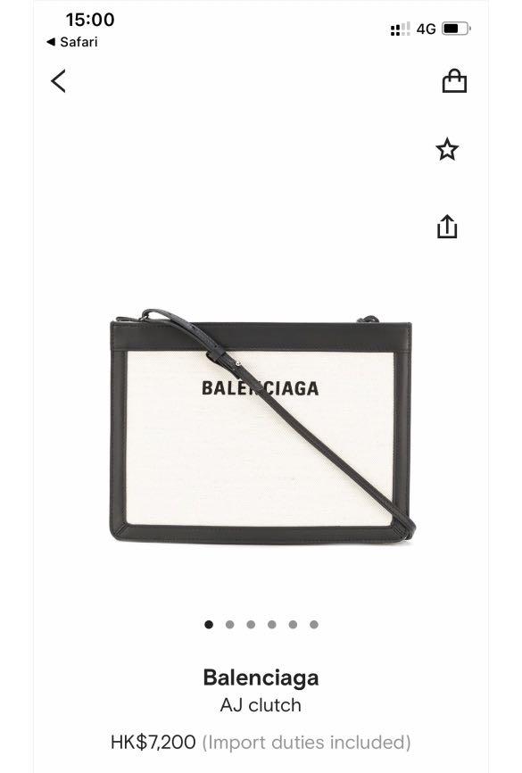 Balenciaga aj clutch sale