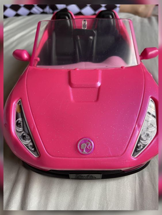 Boy barbie car top