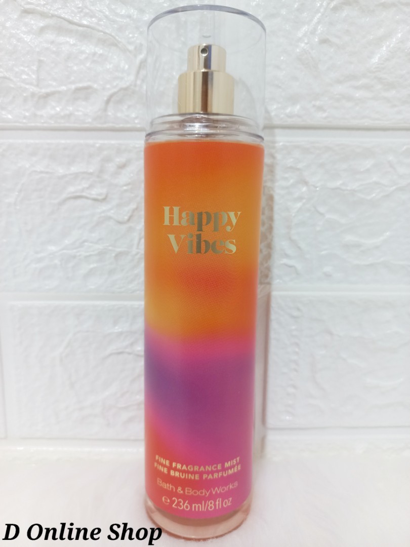 Bath & Body Works Happy Vibes Mist 236ml, Beauty & Personal Care