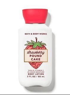 Bath and  Body Strawberry Pound Cake Body Lotion 88ml