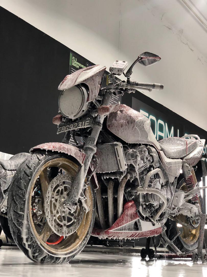 Bike wash Yishun, Motorcycles, Motorcycle Accessories on Carousell