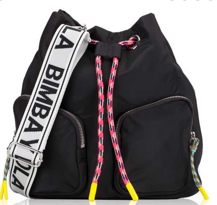 BANANANINA - Ready to meet your casual style supporter? . Bimba Y Lola  Pocket Nylon Bucket Bag Black 🔎583808 / 46615 Bimba Y Lola Nylon With  Tassel Crossbody Black 🔎583761 / 46614