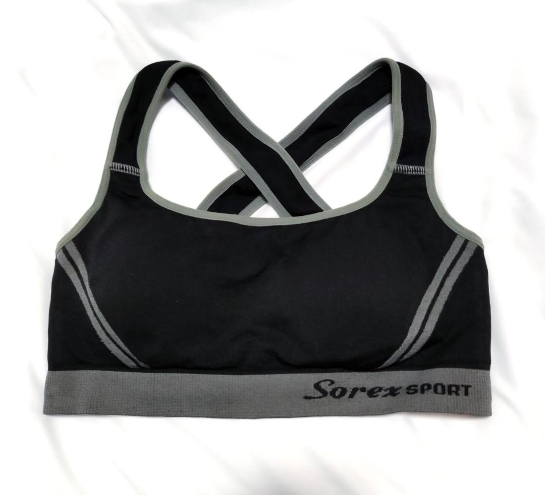 Black  Sport Bra from Sorex Sport, Olah Raga, Baju Olahraga di