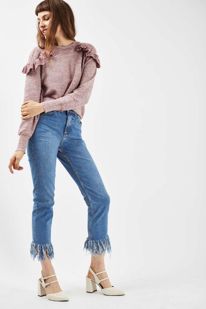 Fringe jeans zara new arrivals
