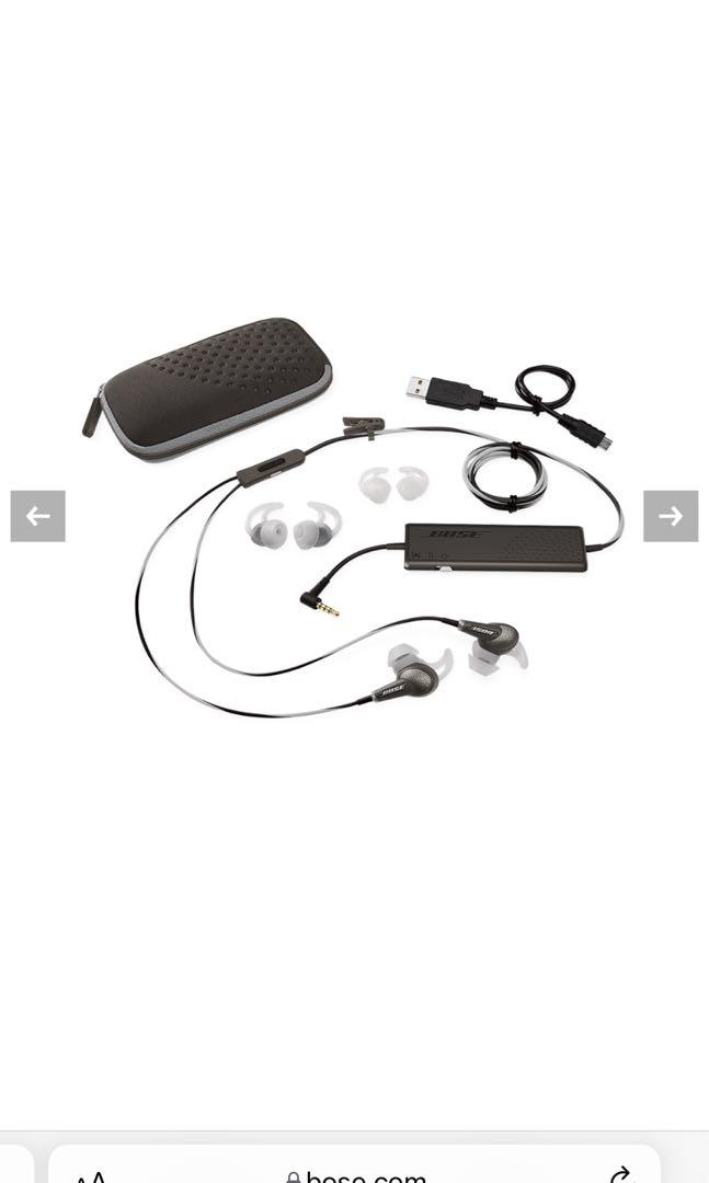 BOSE QuietComfort 20 Acoustic Noise Cancelling headphones Audio Headphones Headsets on Carousell