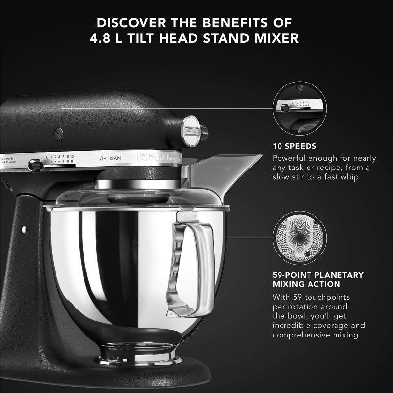 [BRAND NEW] KitchenAid 5KSM150PSBBK Artisan Stand Mixer, TV & Home Appliances, Kitchen