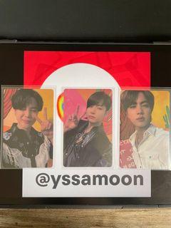 BTS Butter Lucky Draw Soundwave (Jimin, Jungkook, Jin) jk seokjin ld sw pc photocard poca