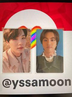 BTS LY Tear Y ver (Suga) & Butter Cream (Jin) love yourself yoongi seokjin photocard pc poca