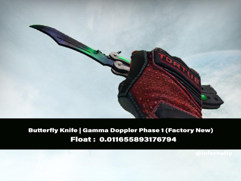 Butterfly Knife Gamma Doppler Phase 1 FN CSGO SKINS KNIVES, Video