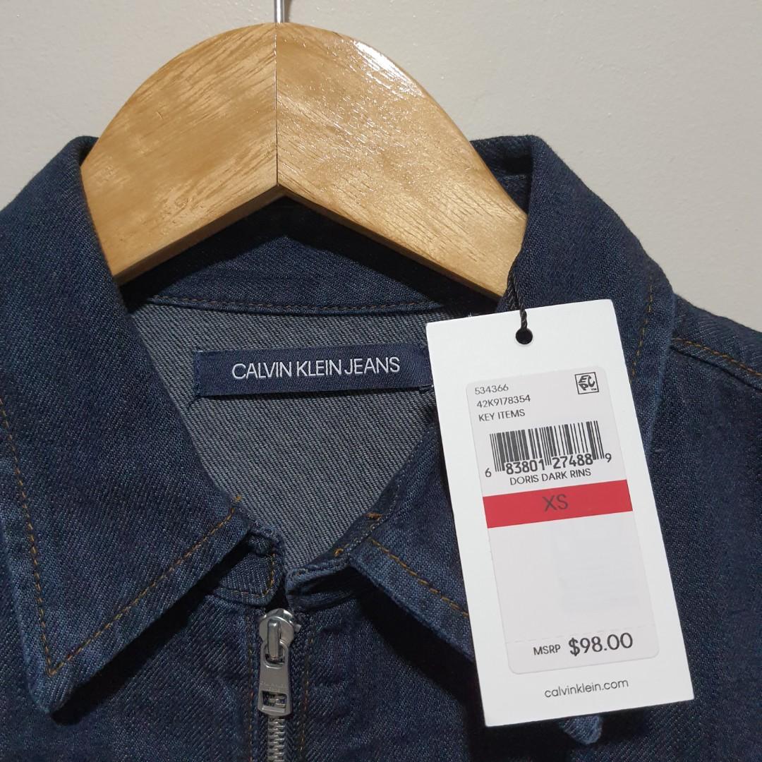 Calvin Klein Denim Dress XS, Women's Fashion, Dresses & Sets, Dresses