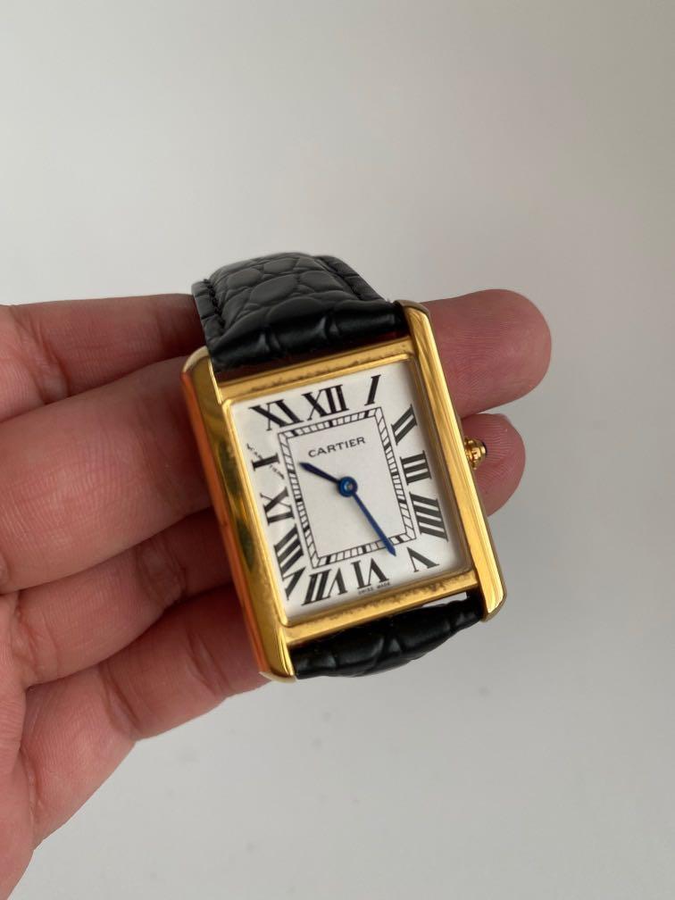 Cartier Tank Watch, Barang Mewah, Jam 