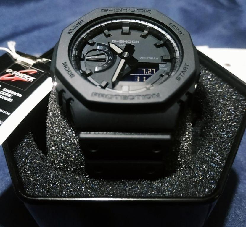 Casio Gshock Stealth Black GA2100 Casio Oak, Men's Fashion, Watches ...
