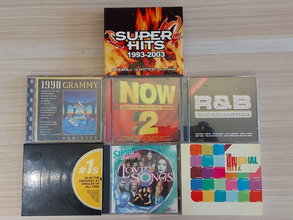 Cd 世紀精選系列 Greatest 1 Singles Of All Time Grammy Nominees Now That S What I Call Music R B The Collection Salem Power Tracks Superhits The Original Hitz 興趣及遊戲 音樂樂器