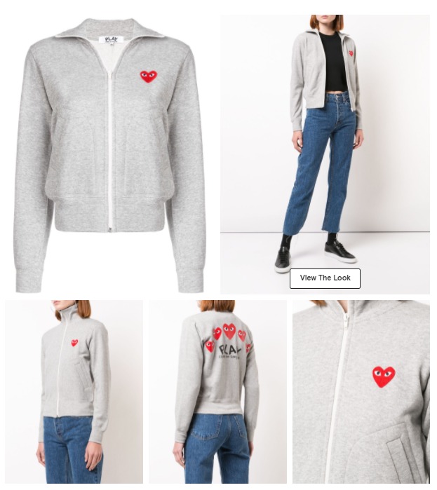 Cdg top play jacket