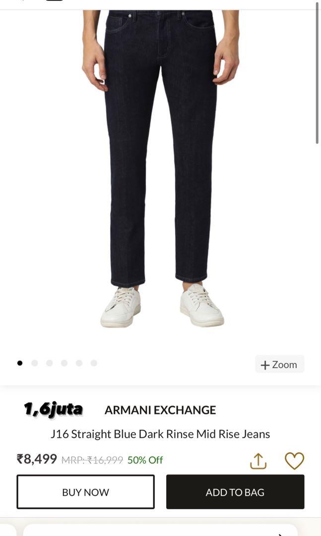 Celana Armani Jeans straight blue 