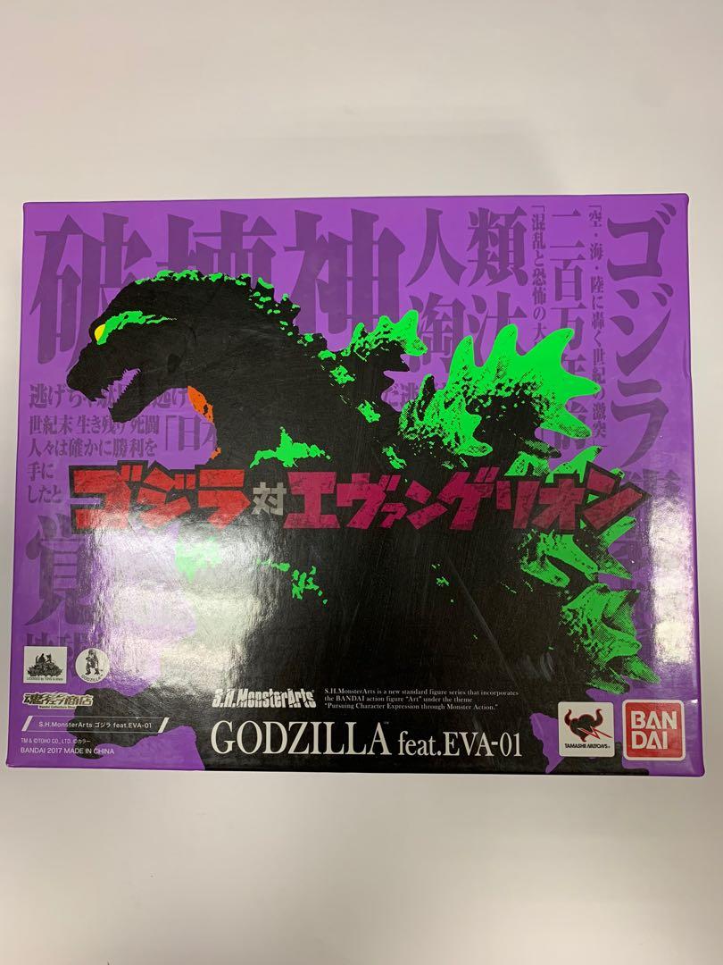 已開只check 件S.H. MonsterArts 哥斯拉feat. EVA 初號機Godzilla feat