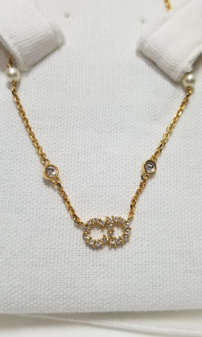 Dior clair d top lune necklace