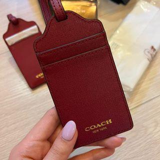 Coach 防刮行李吊牌 送專櫃提袋 便條紙 包裝 誠可議