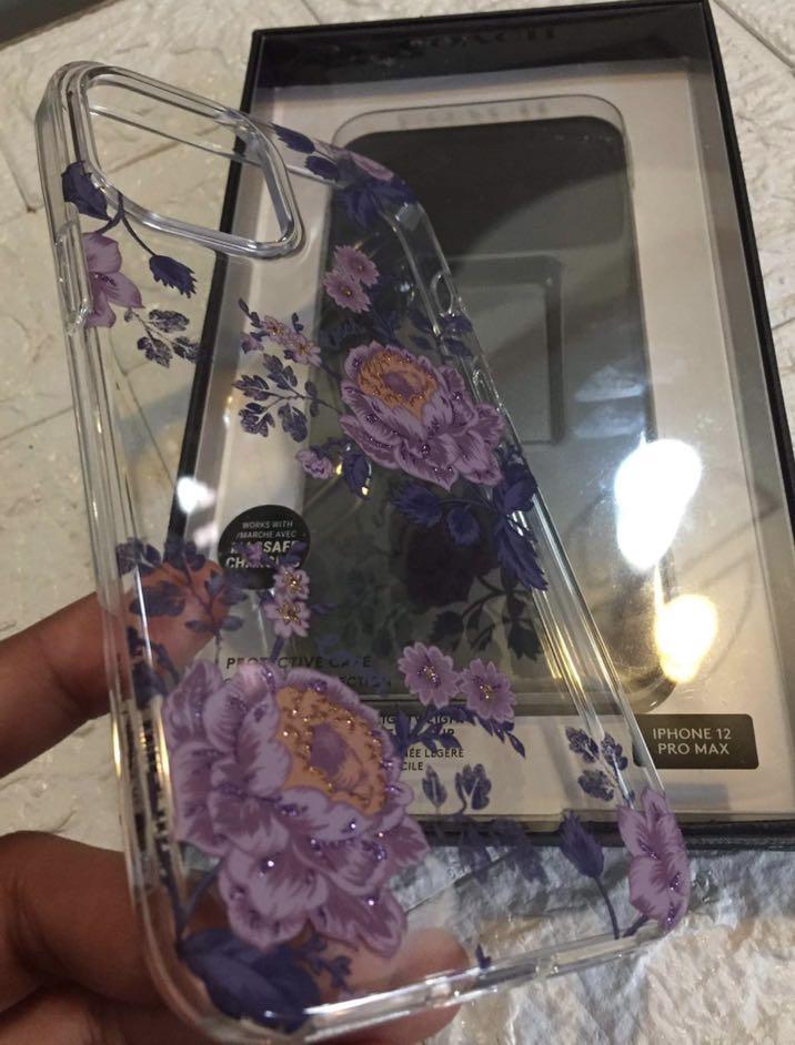 Coach case for 12/12pro and 12 pro max (Category: Cases & Sleeves) located in Bato. Submitted by marielglr (Listing ID 1154352400, Image 3). Description: Genuine and new ( if there’s any blemished it will be hard to see with the naked eye ) unused. Compatible with MagSafe charger. .