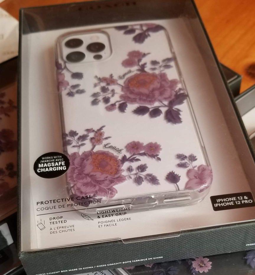 Coach case for 12/12pro and 12 pro max (Category: Cases & Sleeves) located in Bato. Submitted by marielglr (Listing ID 1154352400, Image 2). Description: Genuine and new ( if there’s any blemished it will be hard to see with the naked eye ) unused. Compatible with MagSafe charger. .