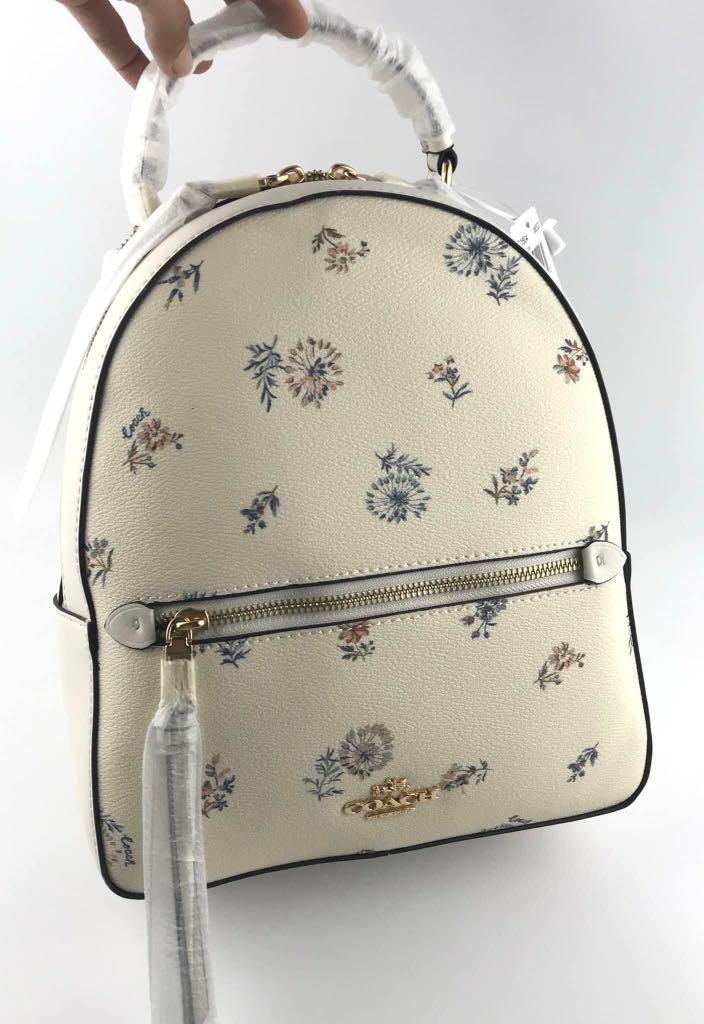 Floral coach backpack clearance