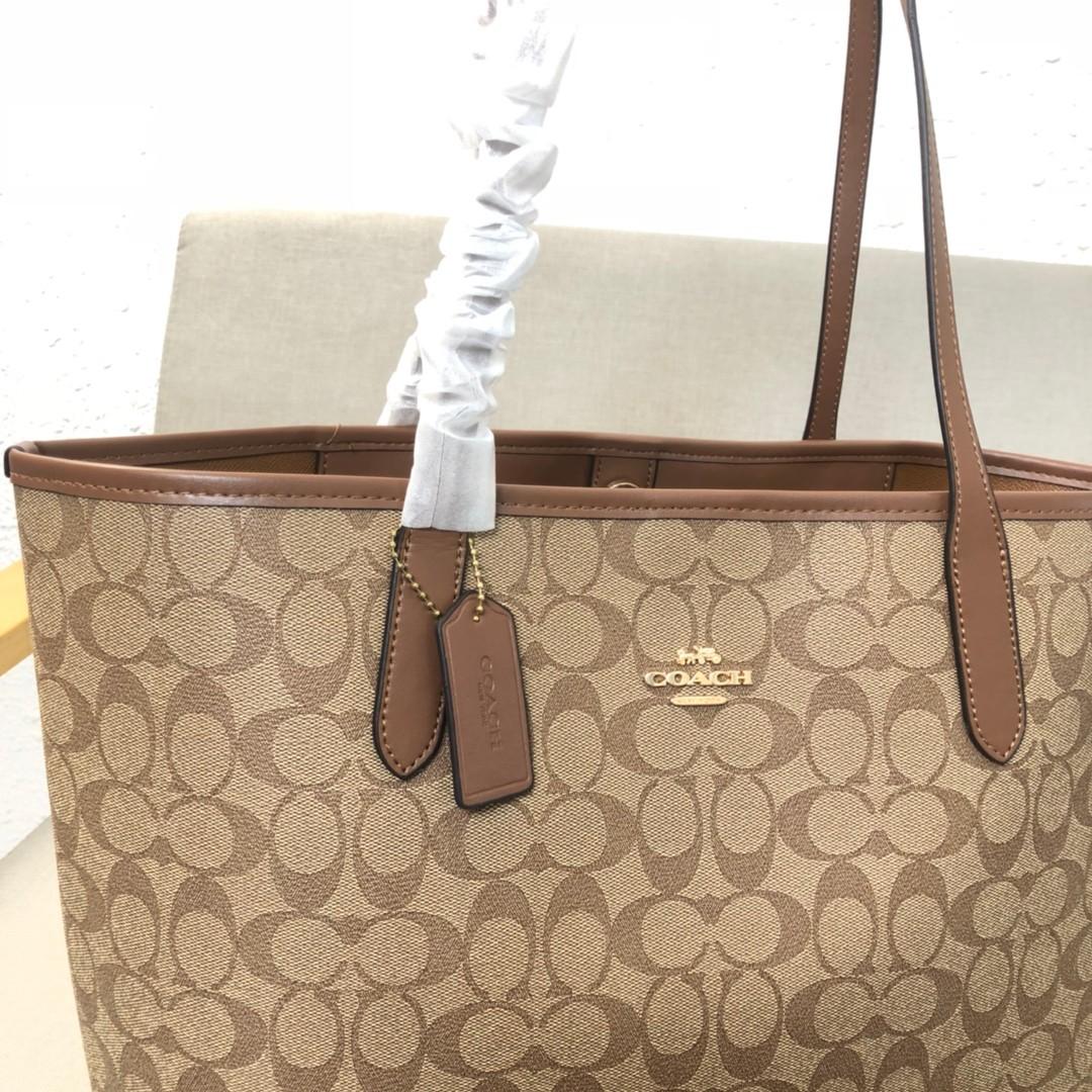Coach Mollie Light Brown Tote Bag Large, Women's Fashion, Bags & Wallets, Tote  Bags on Carousell
