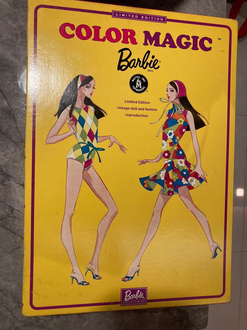 (Collectible Barbie) 2003 Color Magic Vintage Doll & Fashion Reproduction  Barbie Doll #B3437