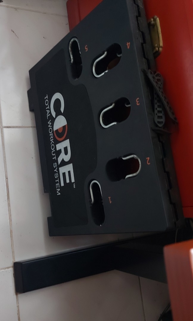 Core Total Workout system power bands. complete 2.5k Sports Equipment Exercise Fitness Toning Stretching Accessories on Carousell