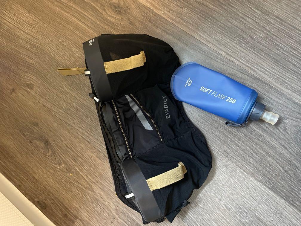 Decathlon Waist Pouch and Water flask, Sports Equipment, Other Sports