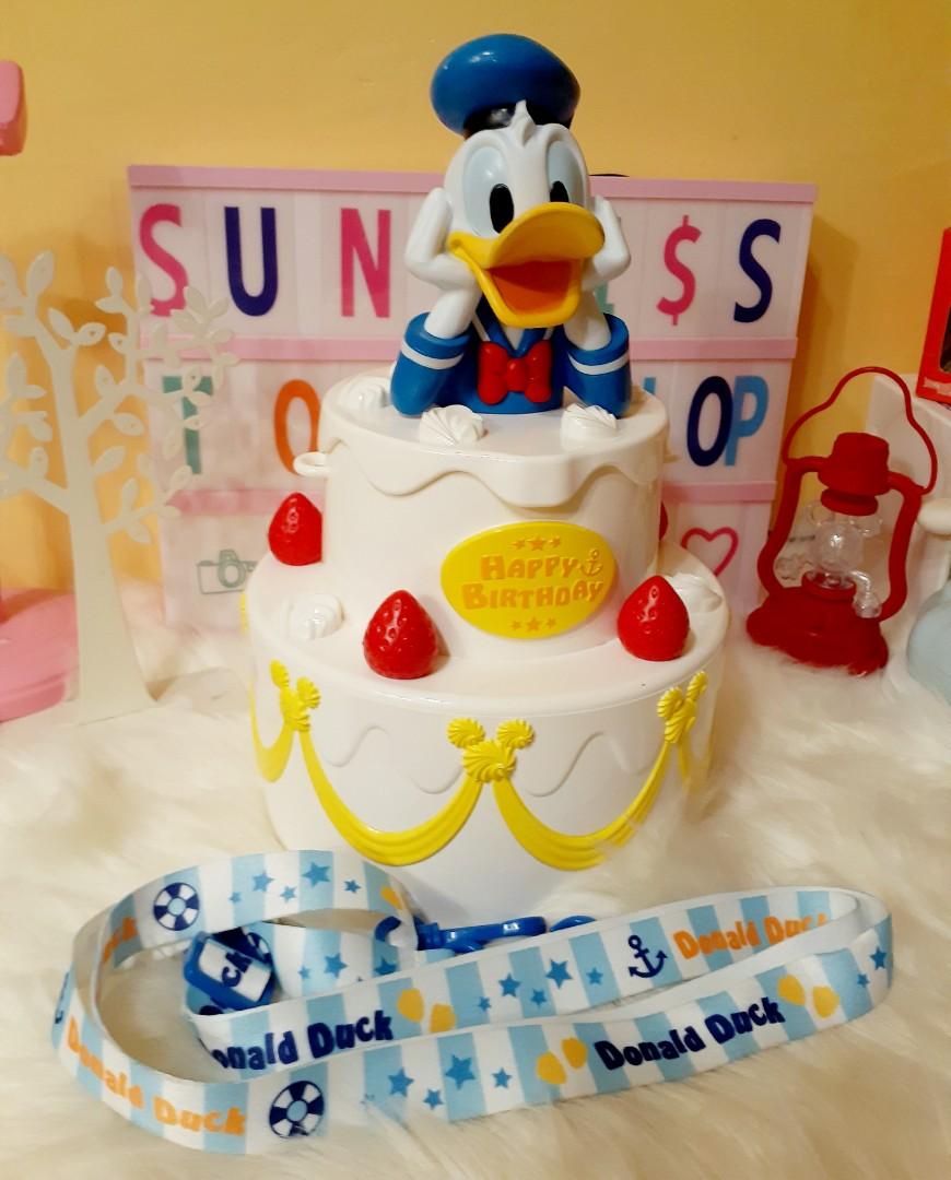 RARE DISNEY DONALD DUCK POPCORN BUCKET, Hobbies & Toys, Toys & Games on