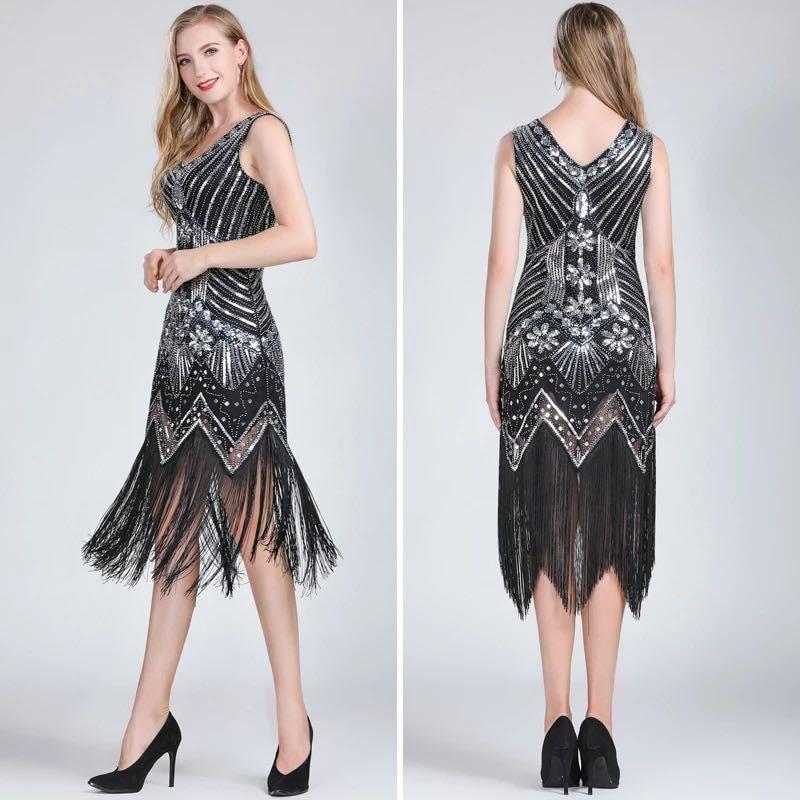 Dresses For Women 1920 s Gatsby Costume Roaring Charleston Sequin
